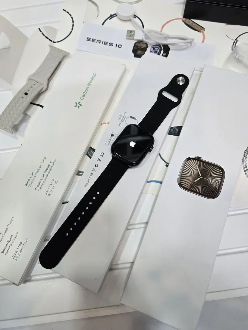 SERIES 10 APPLE LOGO WITH MEGNATIC CHAIN (ALLOW TO OPEN )