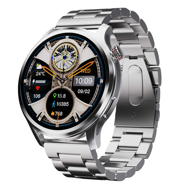 2.01″ 7in1 Ultra Smartwatch Bluetooth Calling Smartwatch, AI Voice Assistant, Metal Body with SpO2, Heart Rate Monitoring (7 Multicolor Straps)