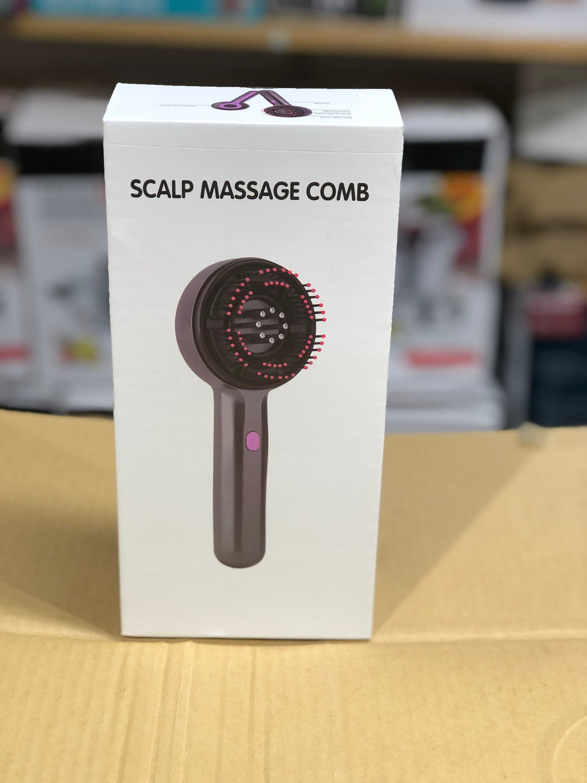 Head Scalp Electric Massager Comb with 2 In 1 Hair Oil Applicator