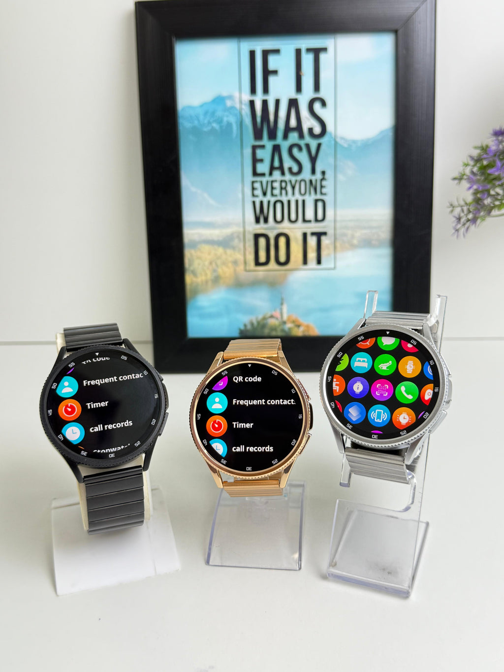2.01″ 7in1 Ultra Smartwatch Bluetooth Calling Smartwatch, AI Voice Assistant, Metal Body with SpO2, Heart Rate Monitoring (7 Multicolor Straps)